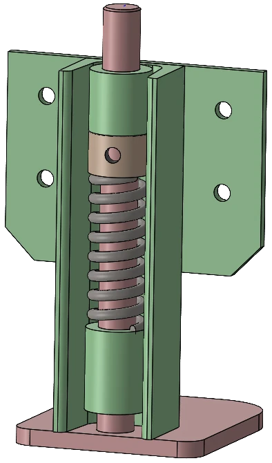 Fußbetätigung Drehgestell