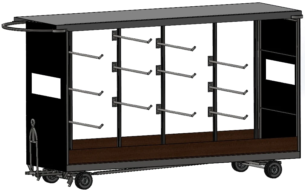 Transportwagen Kraftstoffleitung
